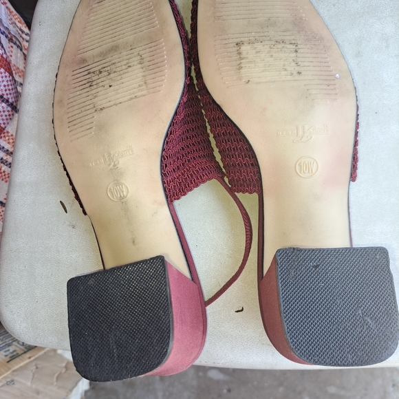 Ladies Sz10 Mesh Slingbacks - Picture 4 of 4